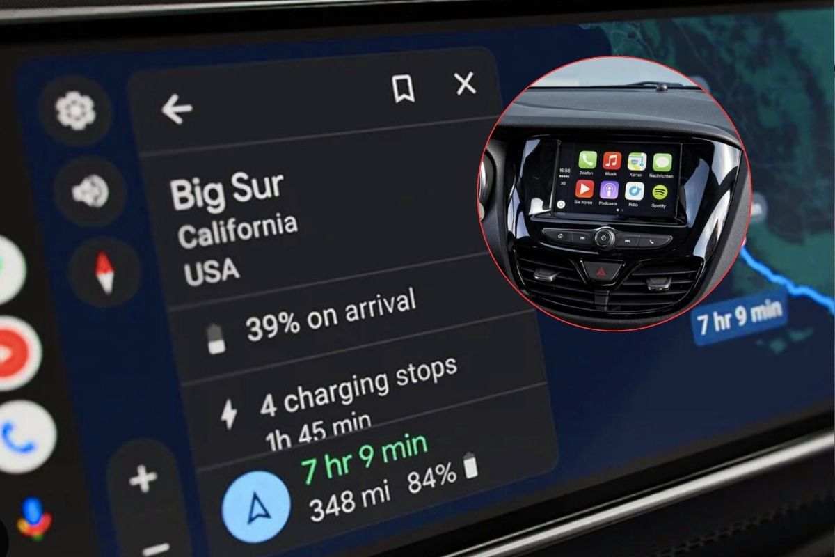 Display Android sul cruscotto dell'auto