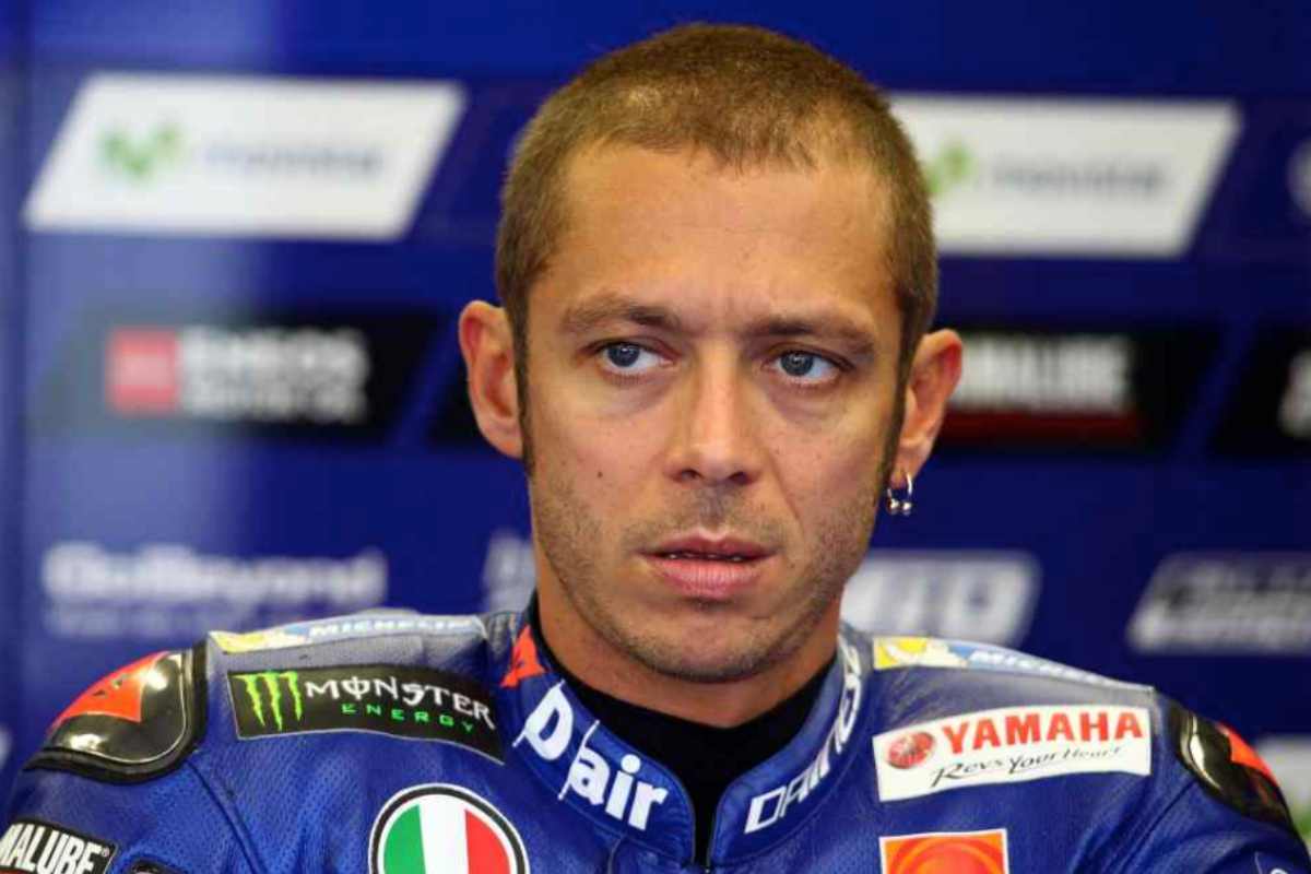 Il campione di moto Valentino Rossi